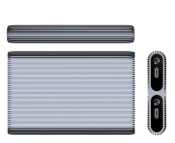 Orico obudowa na dwa dyski M.2 NVME USB-C 3.2 10Gb/s - szara - 1343404 - zdjęcie 2